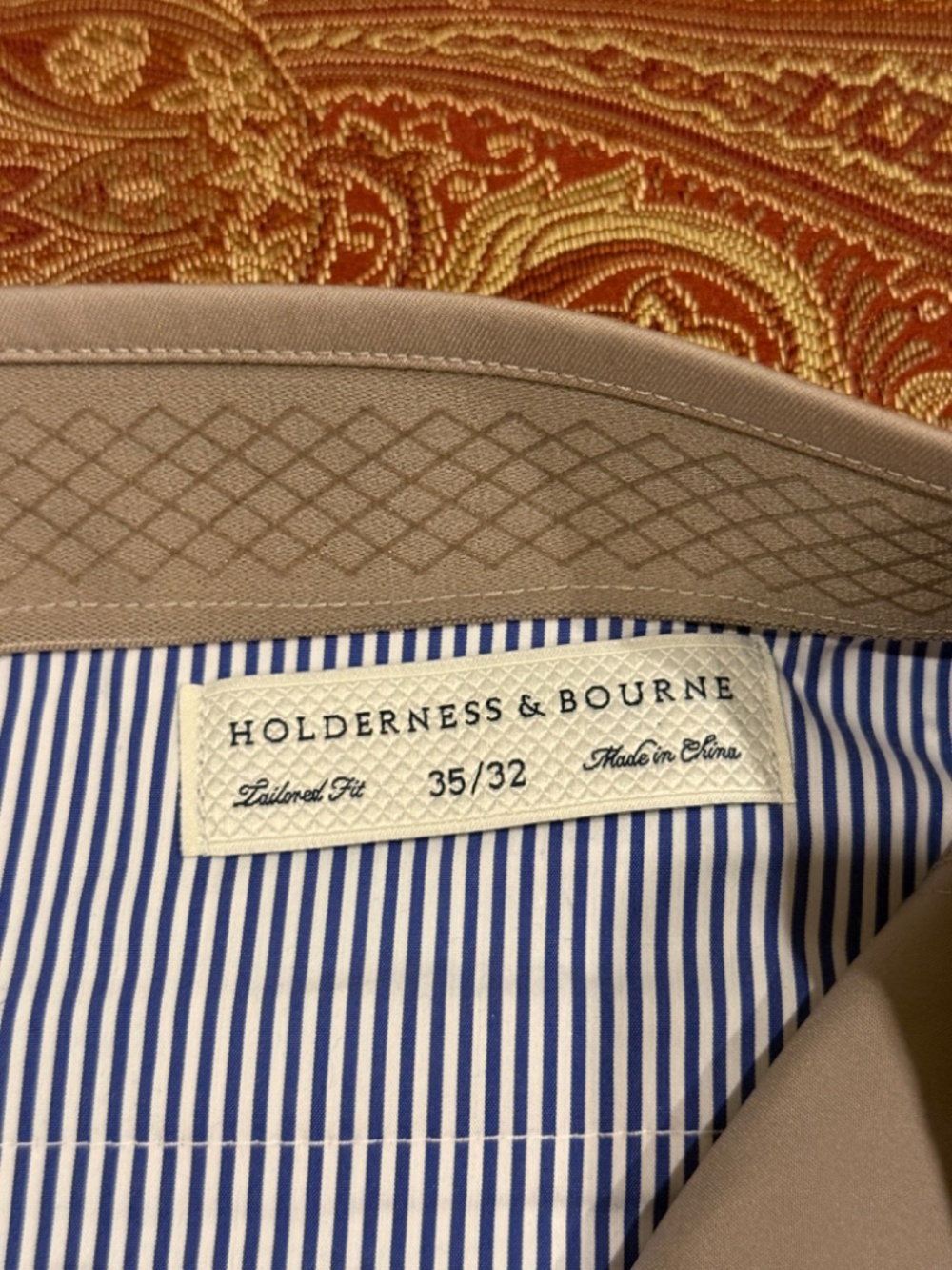Holderness & Bourne Men's Size 35x32 The Warner Pant Fescue MSRP $165 - Picture 5 of 7